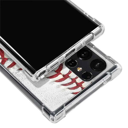 MLB Cincinnati Reds Game Ball Galaxy S24 Ultra Clear Case