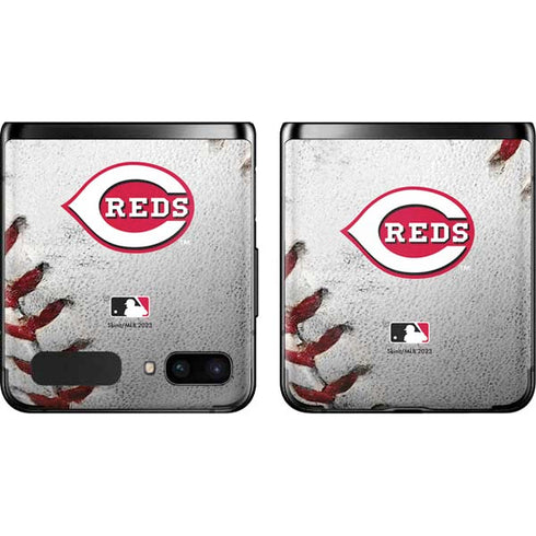 MLB Cincinnati Reds Game Ball Galaxy Z Flip Skin