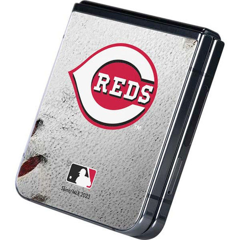 MLB Cincinnati Reds Game Ball Galaxy Z Flip5 5G Skin