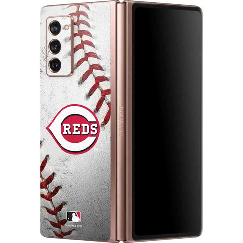 MLB Cincinnati Reds Game Ball Galaxy Z Fold2 5G Skin
