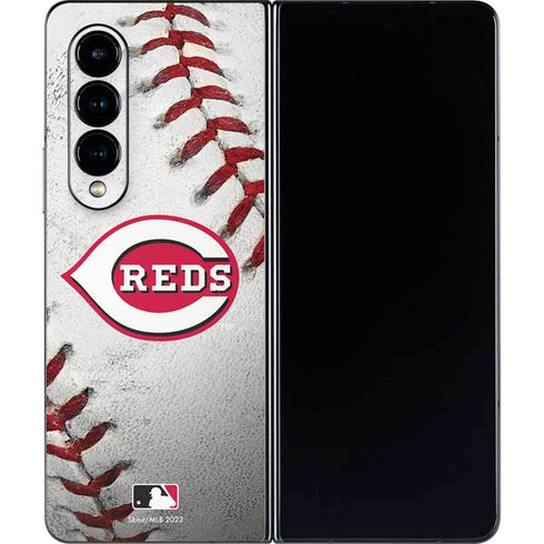MLB Cincinnati Reds Game Ball Galaxy Z Fold4 5G Skin