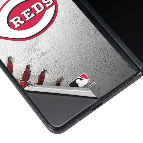 MLB Cincinnati Reds Game Ball Galaxy Z Fold4 5G Skin