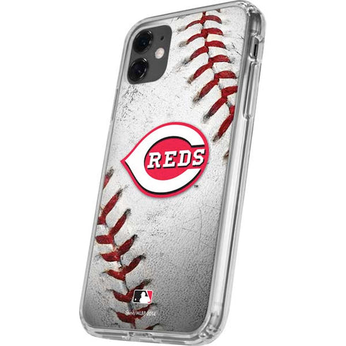 MLB Cincinnati Reds Game Ball iPhone 11 Clear Case