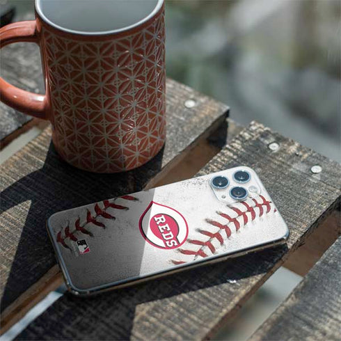 MLB Cincinnati Reds Game Ball iPhone 11 Pro Skin