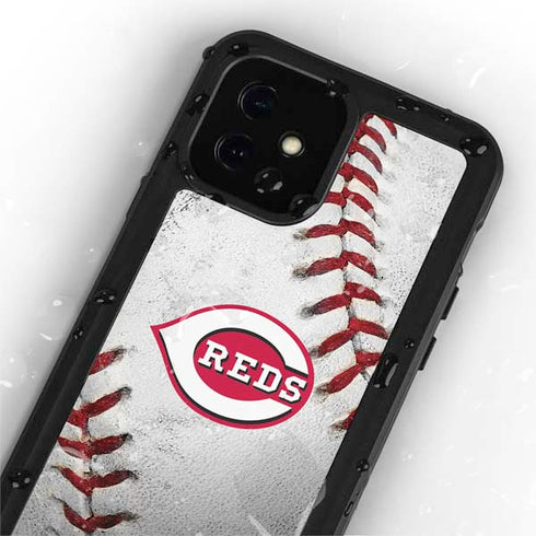 MLB Cincinnati Reds Game Ball iPhone 12 Mini Waterproof Case