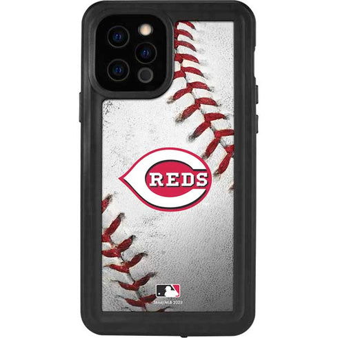 MLB Cincinnati Reds Game Ball iPhone 12 Pro Waterproof Case