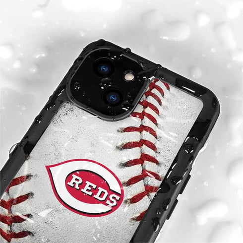 MLB Cincinnati Reds Game Ball iPhone 13 Mini Waterproof Case