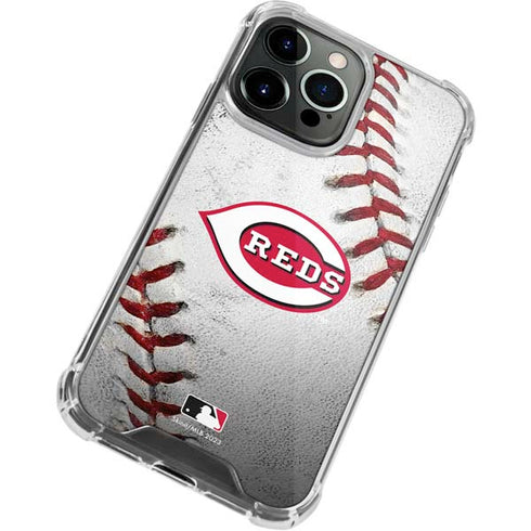 MLB Cincinnati Reds Game Ball iPhone 13 Pro Max Clear Case