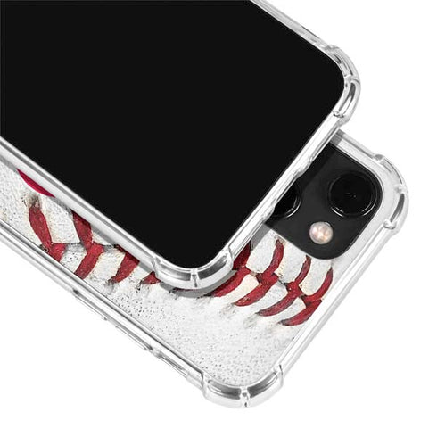 MLB Cincinnati Reds Game Ball iPhone 14 Clear Case