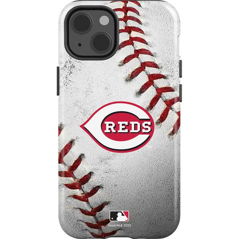 MLB Cincinnati Reds Game Ball iPhone 15 Impact Case