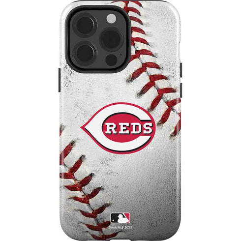 MLB Cincinnati Reds Game Ball iPhone 15 Pro Impact Case