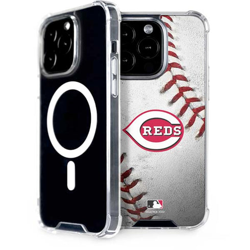 MLB Cincinnati Reds Game Ball iPhone 15 Pro MagSafe Case