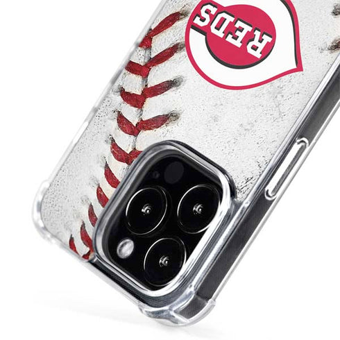 MLB Cincinnati Reds Game Ball iPhone 15 Pro MagSafe Case