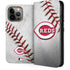 MLB Cincinnati Reds Game Ball iPhone 14 Pro Max Folio Case