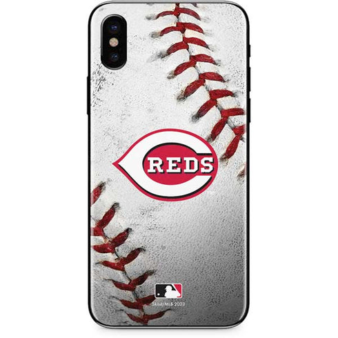 MLB Cincinnati Reds Game Ball iPhone X Skin