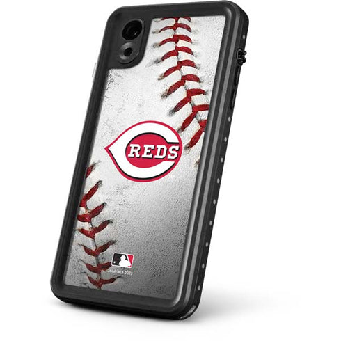 MLB Cincinnati Reds Game Ball iPhone XR Waterproof Case