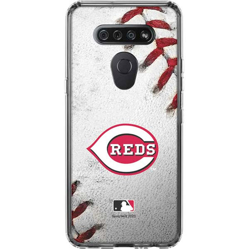 MLB Cincinnati Reds Game Ball LG K51/Q51 Clear Case