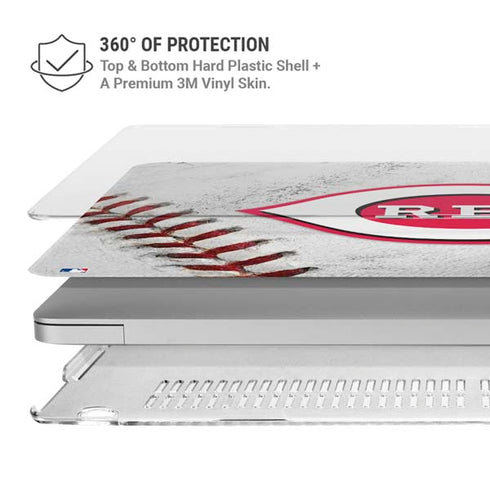 MLB Cincinnati Reds Game Ball MacBook Air 13in M1 (2021) Case plus Skin