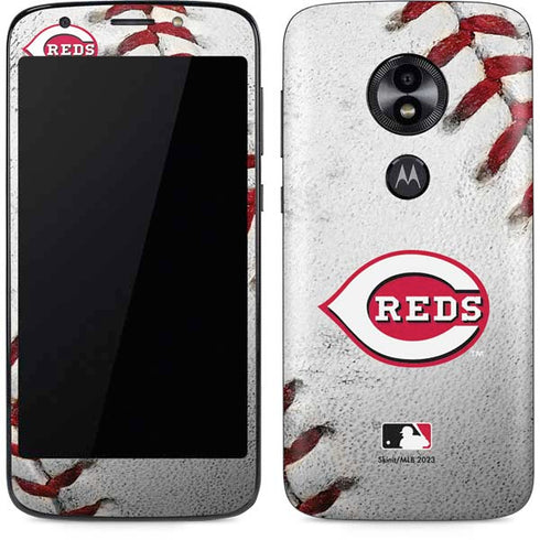 MLB Cincinnati Reds Game Ball Moto E5 Play Skin