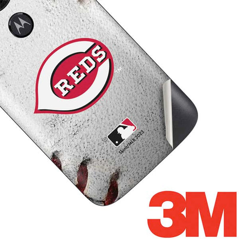 MLB Cincinnati Reds Game Ball Moto E5 Play Skin
