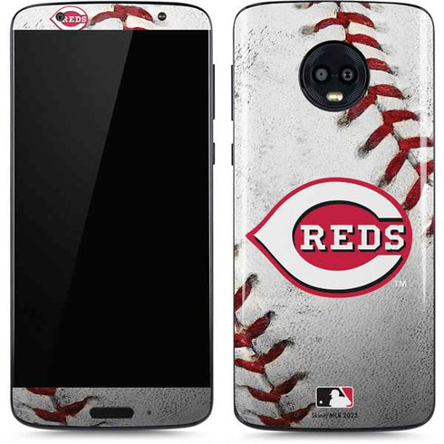 MLB Cincinnati Reds Game Ball Moto G6 Skin