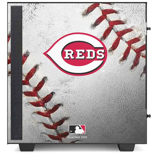 MLB Cincinnati Reds Game Ball NZXT H510 Compact ATX Mid-Tower Case Skin