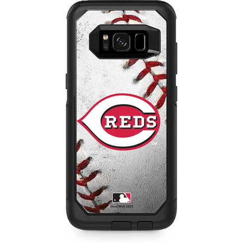 MLB Cincinnati Reds Game Ball Otterbox Commuter Galaxy Skin