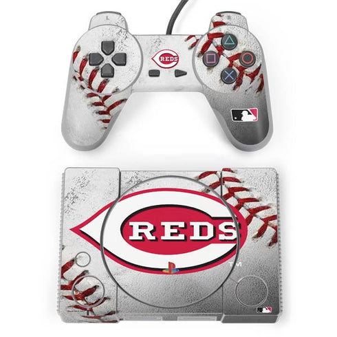 MLB Cincinnati Reds Game Ball PlayStation Classic Bundle Skin