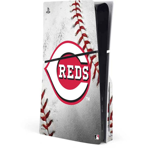 MLB Cincinnati Reds Game Ball PS5 Slim Disk Console Skin
