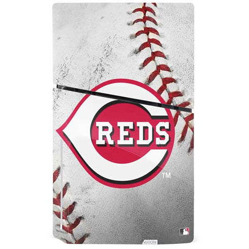 MLB Cincinnati Reds Game Ball PS5 Slim Disk Console Skin