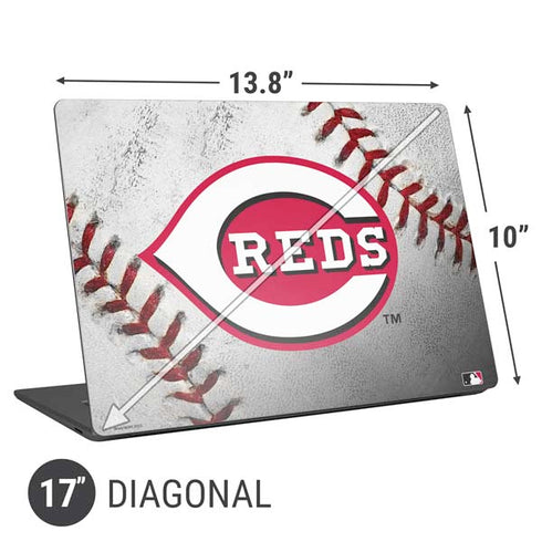 MLB Cincinnati Reds Game Ball Universal Laptop 17in (13.8 x 10in) Skin