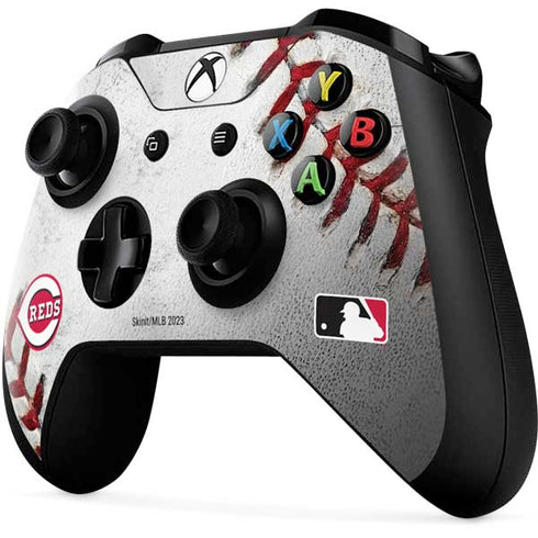 MLB Cincinnati Reds Game Ball Xbox One X Controller Skin