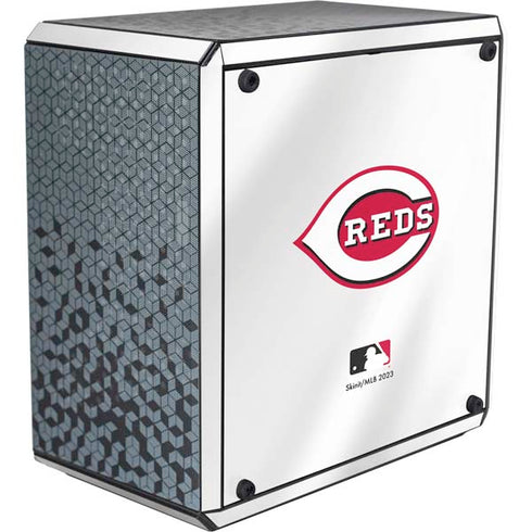 MLB Cincinnati Reds Home Jersey Cooler Master MasterBox Q300L Mini Tower Skin
