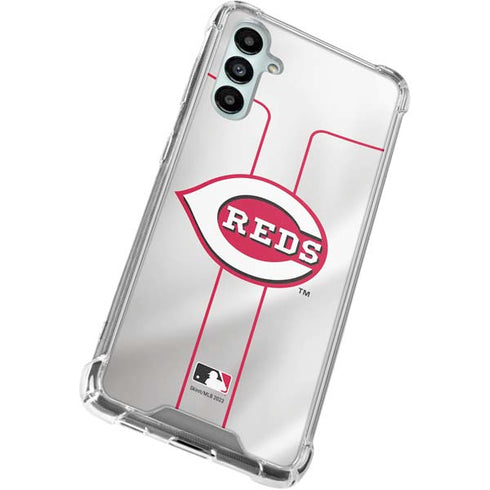 MLB Cincinnati Reds Home Jersey Galaxy A15 5G Clear Case