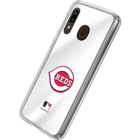 MLB Cincinnati Reds Home Jersey Galaxy A20 Clear Case