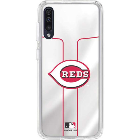 MLB Cincinnati Reds Home Jersey Galaxy A50 Clear Case