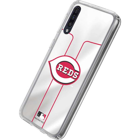 MLB Cincinnati Reds Home Jersey Galaxy A50 Clear Case