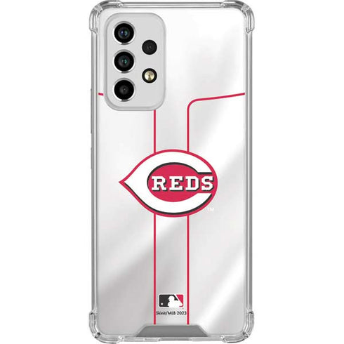 MLB Cincinnati Reds Home Jersey Galaxy A53 5G Clear Case