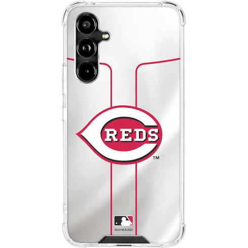 MLB Cincinnati Reds Home Jersey Galaxy A54 5G Clear Case
