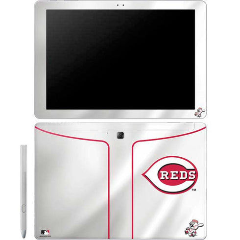 MLB Cincinnati Reds Home Jersey Galaxy Book 12in Skin
