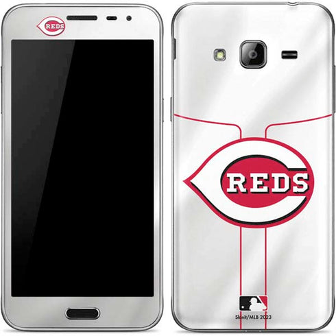 MLB Cincinnati Reds Home Jersey Galaxy J3 Skin