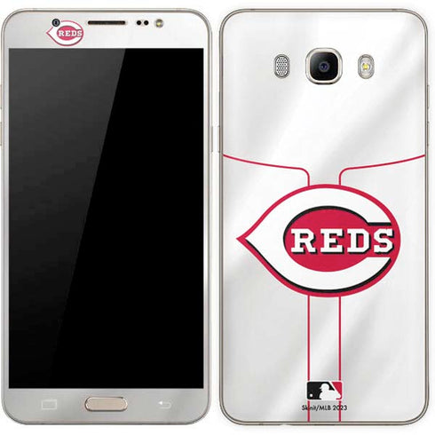 MLB Cincinnati Reds Home Jersey Galaxy J7 Skin