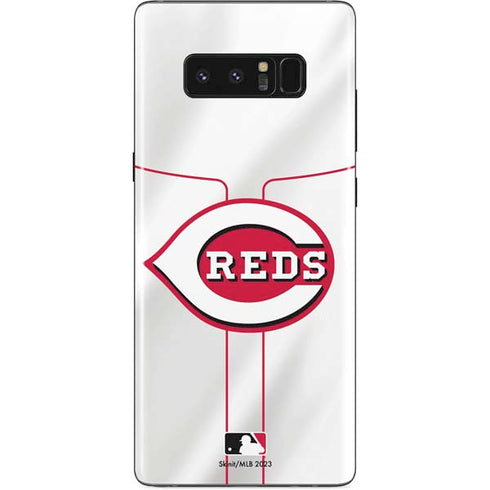 MLB Cincinnati Reds Home Jersey Galaxy Note 8 Skin