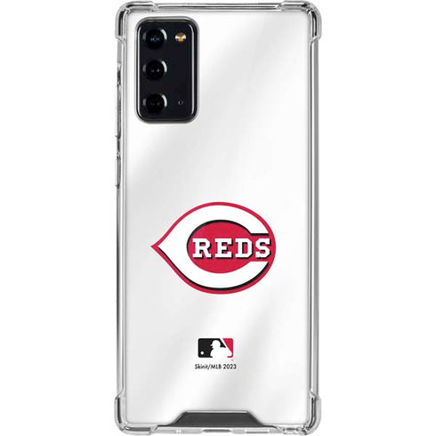 MLB Cincinnati Reds Home Jersey Galaxy Note20 5G Clear Case