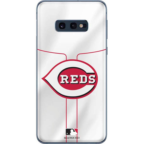 MLB Cincinnati Reds Home Jersey Galaxy S10e Skin