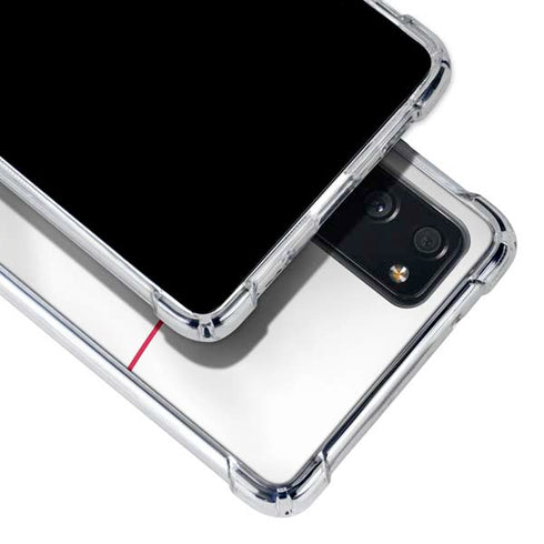 MLB Cincinnati Reds Home Jersey Galaxy S20 FE Clear Case