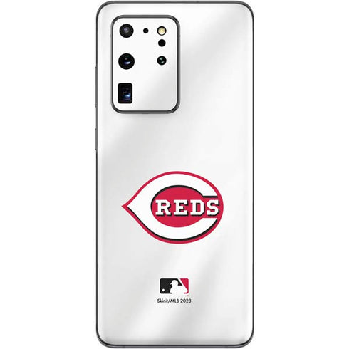 MLB Cincinnati Reds Home Jersey Galaxy S20 Ultra 5G Skin
