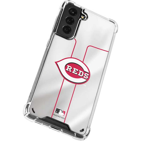 MLB Cincinnati Reds Home Jersey Galaxy S21 5G Clear Case