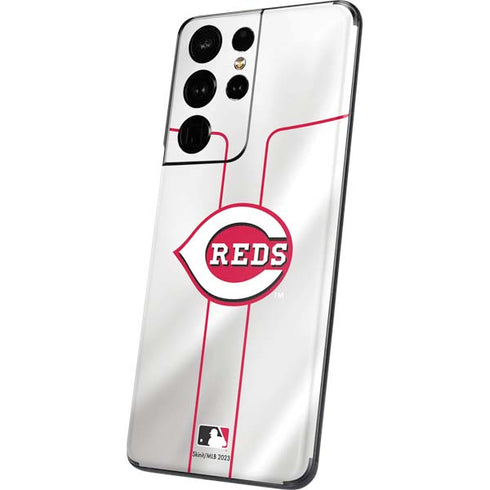 MLB Cincinnati Reds Home Jersey Galaxy S21 Ultra 5G Skin