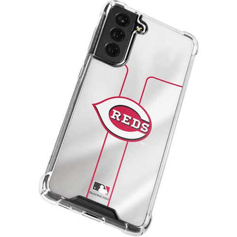 MLB Cincinnati Reds Home Jersey Galaxy S22 Plus Clear Case